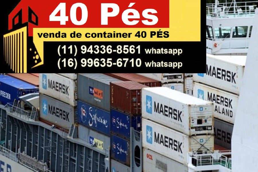 Container 40 PÉS 14 Container Dry 20 Pés