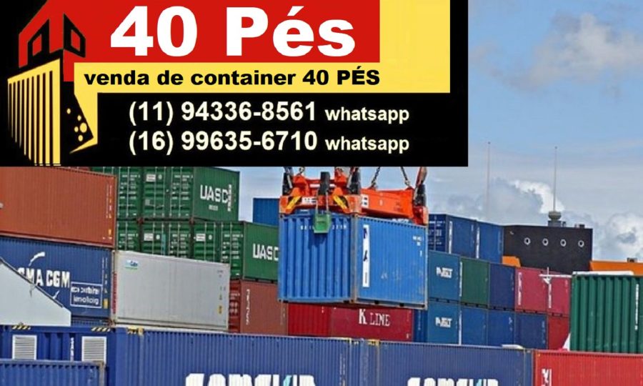 Container 40 PÉS 7 Container 40 Pés Leme,