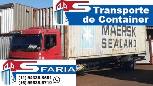 Transporte de container Santos SP 31 Transporte de container Santos SP