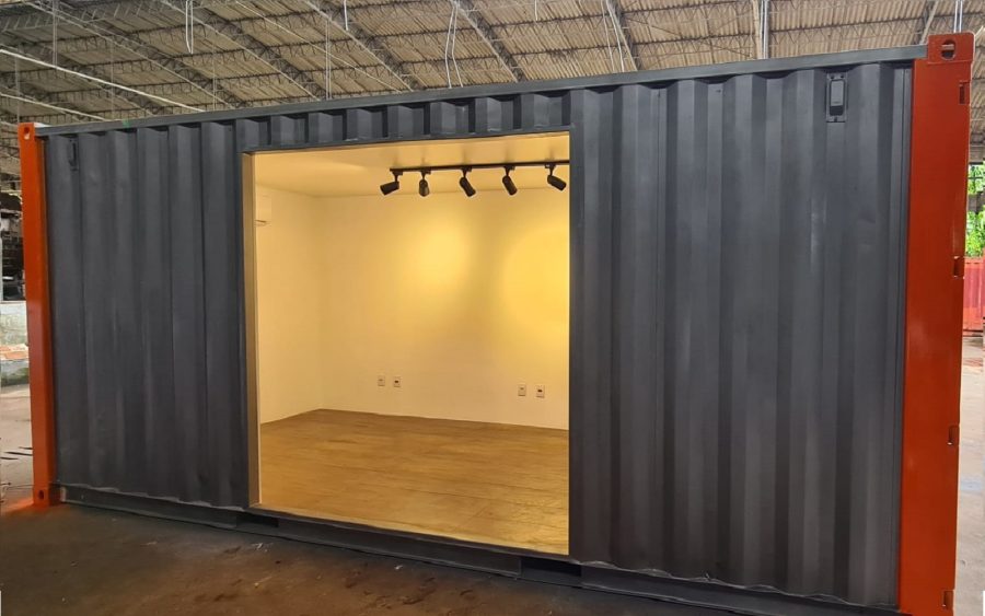 casa container 7 Loja conveniência Conteiner marítimo 20 pés 15m2