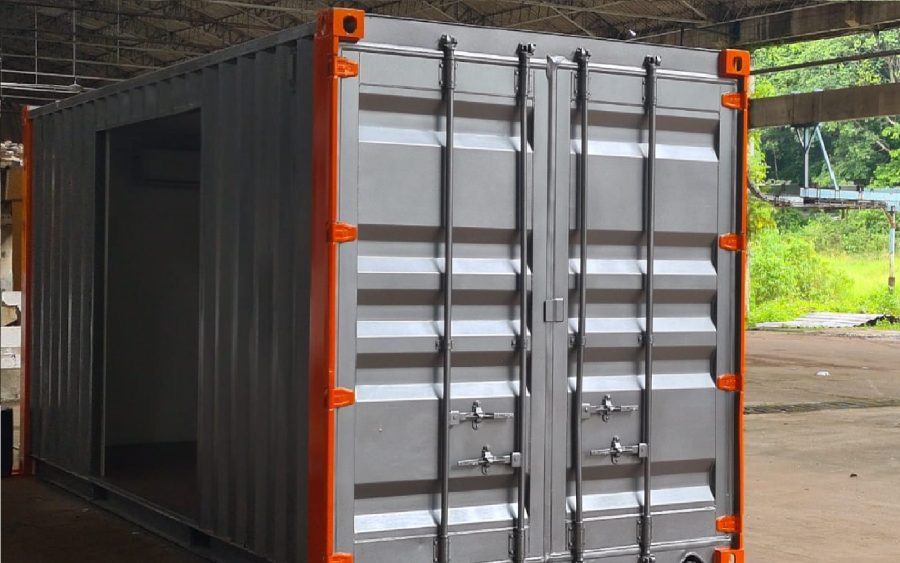 casa container 12 Loja conveniência Conteiner marítimo 20 pés 15m2